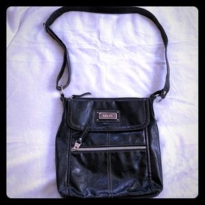 Relic black crossbody